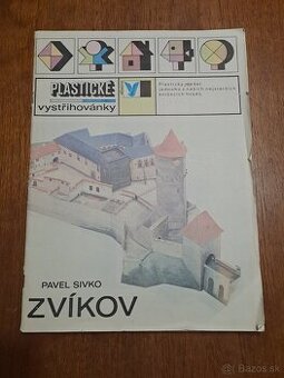 Papírový model hradu Zvíkov, vydal Albatros, 1990