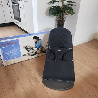Babybjörn lehatko bliss antrazit( bavlna)+ krabica