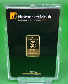 Investicne zlato , 10g Heimerle + Meule