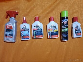 Cist. prostriedky interier exterier auta, podlozky do kufra