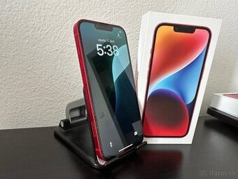 ✅ako NOVÝ iPhone 14 Red 100% Zdravie Batérie