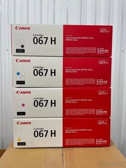 Sada 4 Ks nových tonerů Canon CRG-067H + doklad