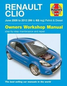 Renault Clio benzin a diesel 2009-2012 - dílenská příručka