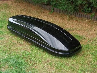 Strešný box - 185cm čierny lesklý