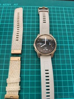 Garmin epix Pro (g2) Sapphire, 42mm, Soft Gold