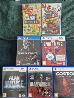 Predám hry na PS4/PS5/ Switch