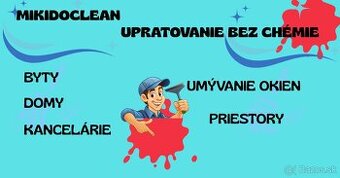 UPRATOVANIE BEZ CHÉMIE - "ČISTO A ZDRAVO."