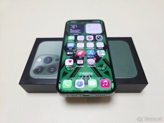 APPLE IPHONE 13 PRO 128GB LPINE GREEN ,ZDRAVIE BATERKY 100%