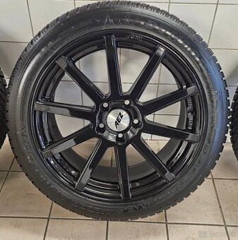 Alu disky 5x112 8x18 na zimných pneu 235/45 R18