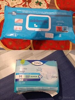 Plienky pre seniorov M a vlhčené obrúsky