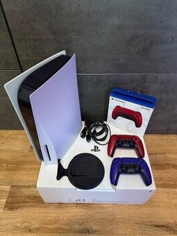 Predám PlayStation 5 + 2× ovládač DualSense