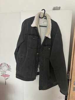 Pánska riflova bunda