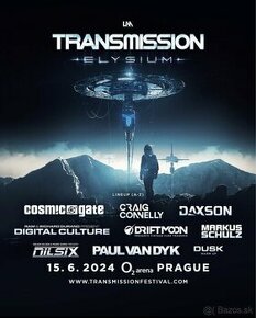 Lístky Transmission festival Elysium 15.6.2024