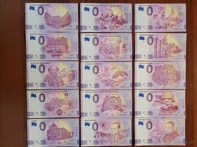 0 eurova bankovka, 0€ bankovky, 0 eurové bankovky anniversar