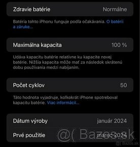 iPhone 15 pro max 256GB BLUE TITANIUM MODRÝ TITÁN