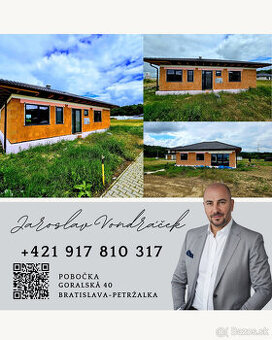 4 izbový BUNGALOV- Moravany nad Váhom DOLINKY s pozemkom 669