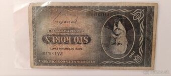 100 korún 1945 séria PA
