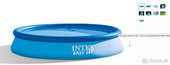 Predám Nerozbalený gumený bazén Intex 3,6m X 0,7m