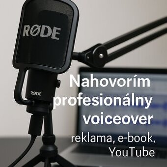 Nahovorím voiceover – reklama, e-book, podcas