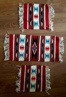 Tkané vlnené prestieranie CHIMAYO, behúne, čipky,...