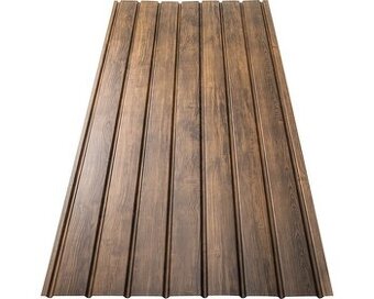 Trapezovy plechy T07 Zlaty dub lesklý,matný /Tmavý Dub,matny