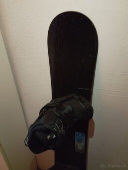 163 cm snowboard BURTON Raven + viazko Burton L