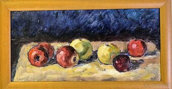 Zátišie s jablkami