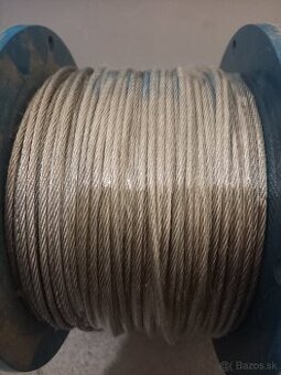 Oceľové lanko 1,2,3mm,lano