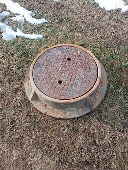 Liatinový kanalizačny poklop