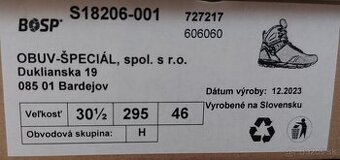 BOSP GORATEX Veľkosť 46