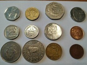Predám mince 107 rôznych krajín sveta