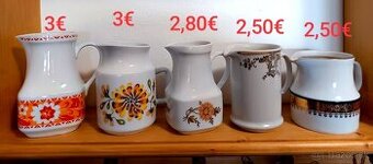 Ponúkam značený retro porcelán, džbánik na mlieko