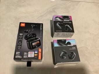 predám nové bezdrotové sluchadlá JBL a BOSE