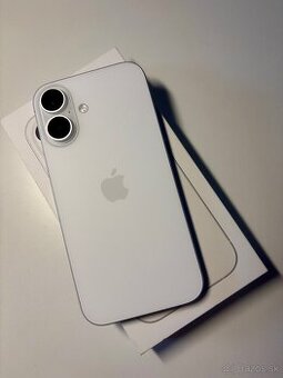 iPhone 16, 128GB, BIELY