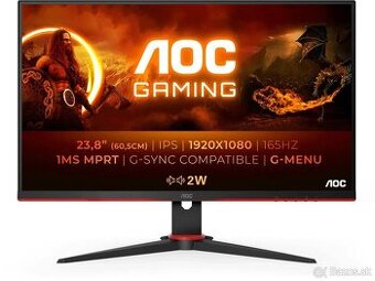 Predám herný monitor AOC 24G2SPU – 165 Hz / 1 ms