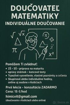Tutor z matematiky