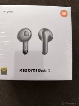 Predám: Xiaomi Buds 5 – úplne nové, originál zabalené