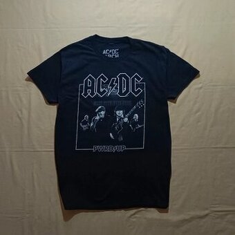 AC/DC Pwr Up official merch čierne tričko s potlačou acdc L