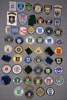 Nášivky Mestských polícii SK, CZ