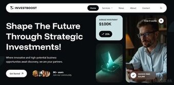 Profesionálna moderná webstránka