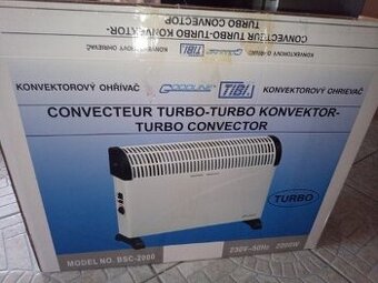 TEPLOVZDUŠNÝ TURBO KONVEKTOR ohrievač BSC 2000