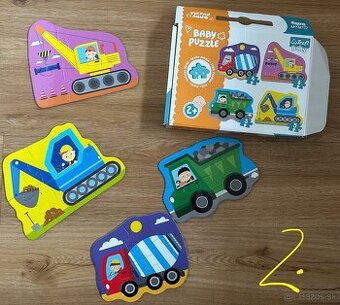 Predám Trefl puzzle stavebné stroje za 5EUR