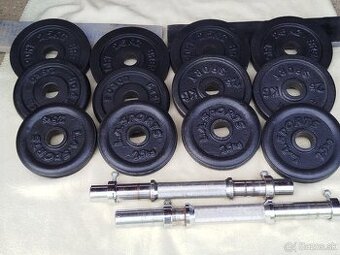 Jednoručné činky 2 x 17kg