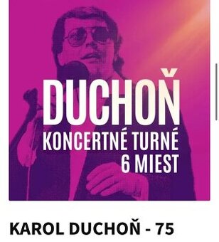 Vstupenky na koncert