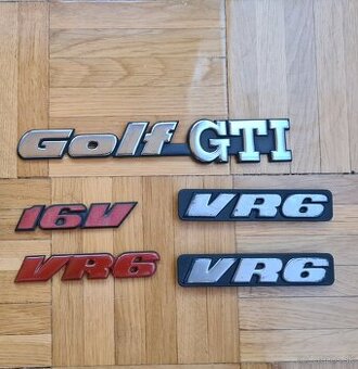 Predám znaky VW GOLF MK3