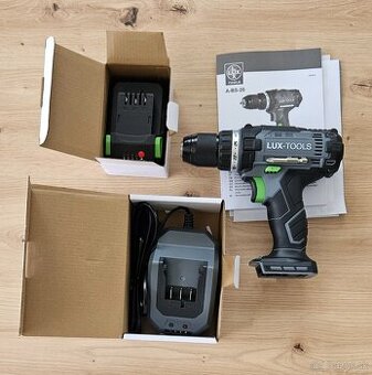 LUX-TOOLS 1 PowerSystem Aku vŕtací skrutkovač A-BS-20 Set