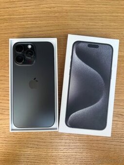 Predám iPhone 15 PRO MAX 256GB, TOP, ZARUKA SK, VOLNY