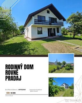 RODINNÝ DOM ROVNÉ NA PREDAJ