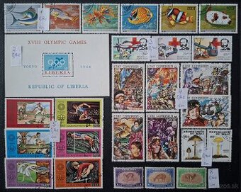Postove znamky Mix 13 (102poloziek)