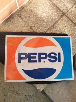 Stará plechová cedula